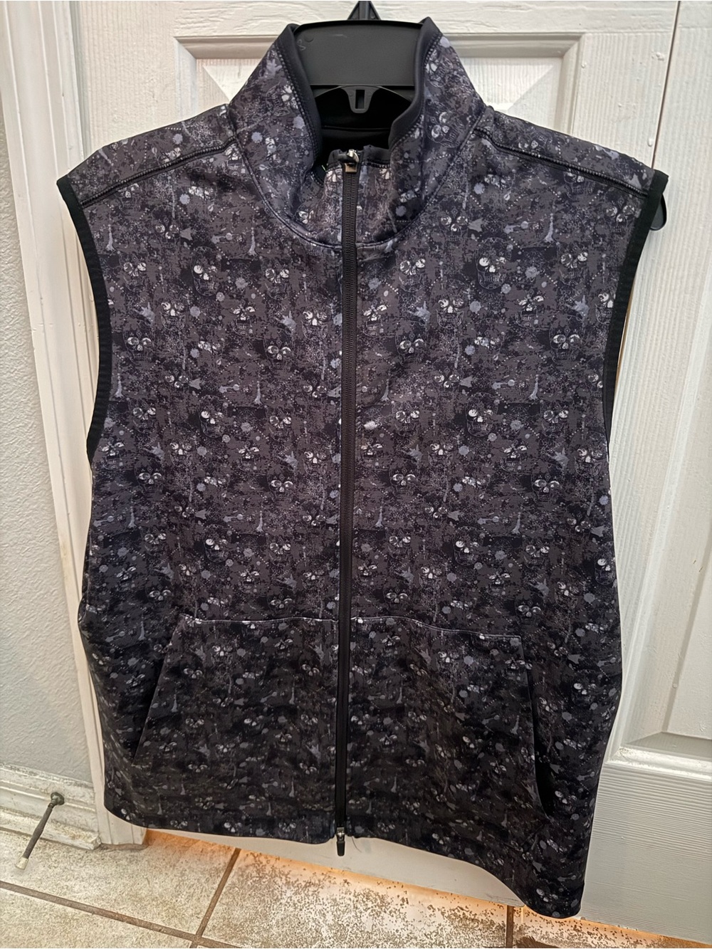 Robert Graham Black Jacket with Neon Green Script Logo
